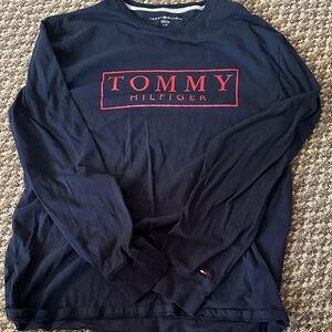 Tommy Hilfiger Dark Blue Crewneck Top